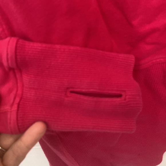 Lululemon Slim Hooded Zip Up Jacket Size 6 in Fuchsia - Picture 7 of 7